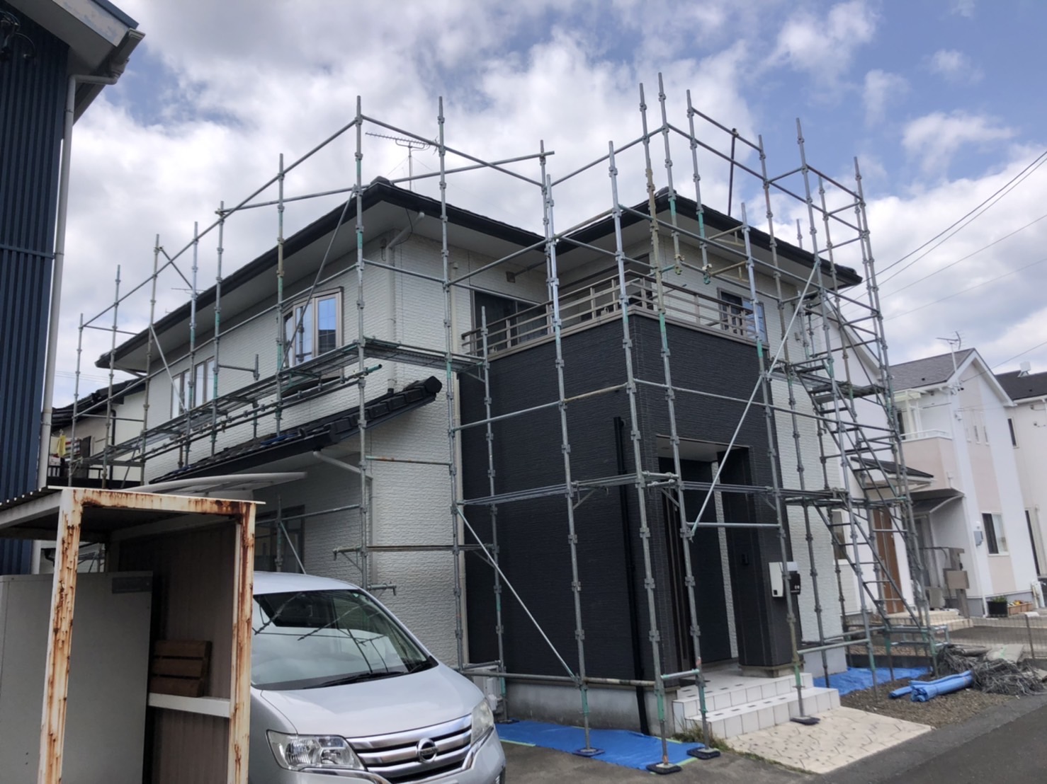 【静岡市清水区】外壁・屋根塗装における足場の重要性