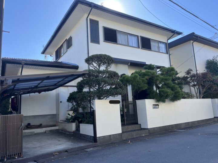 塗装で明るくなりました！【静岡市清水区 H様邸】