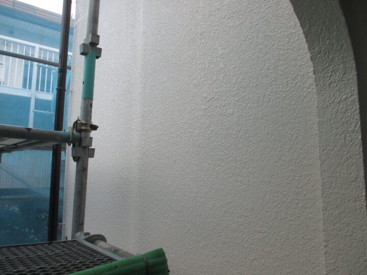 外壁【上塗り作業後】