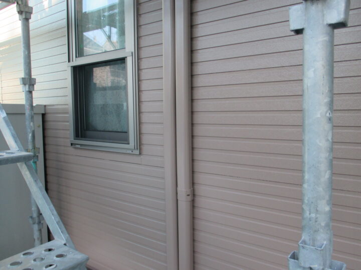 外壁【上塗り作業後】②