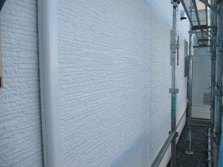 外壁【上塗り作業後】①
