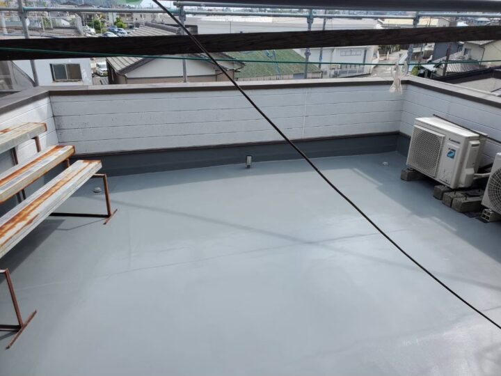 3F床面【トップコート施工後】