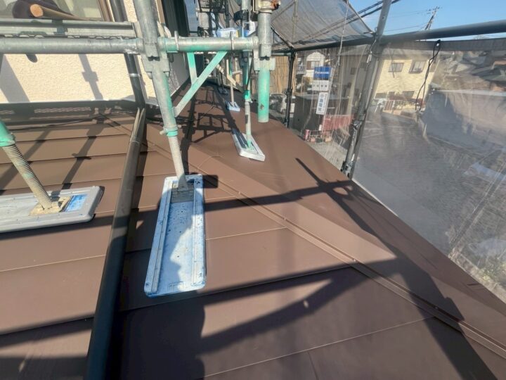 1階屋根【カバー工事】完了